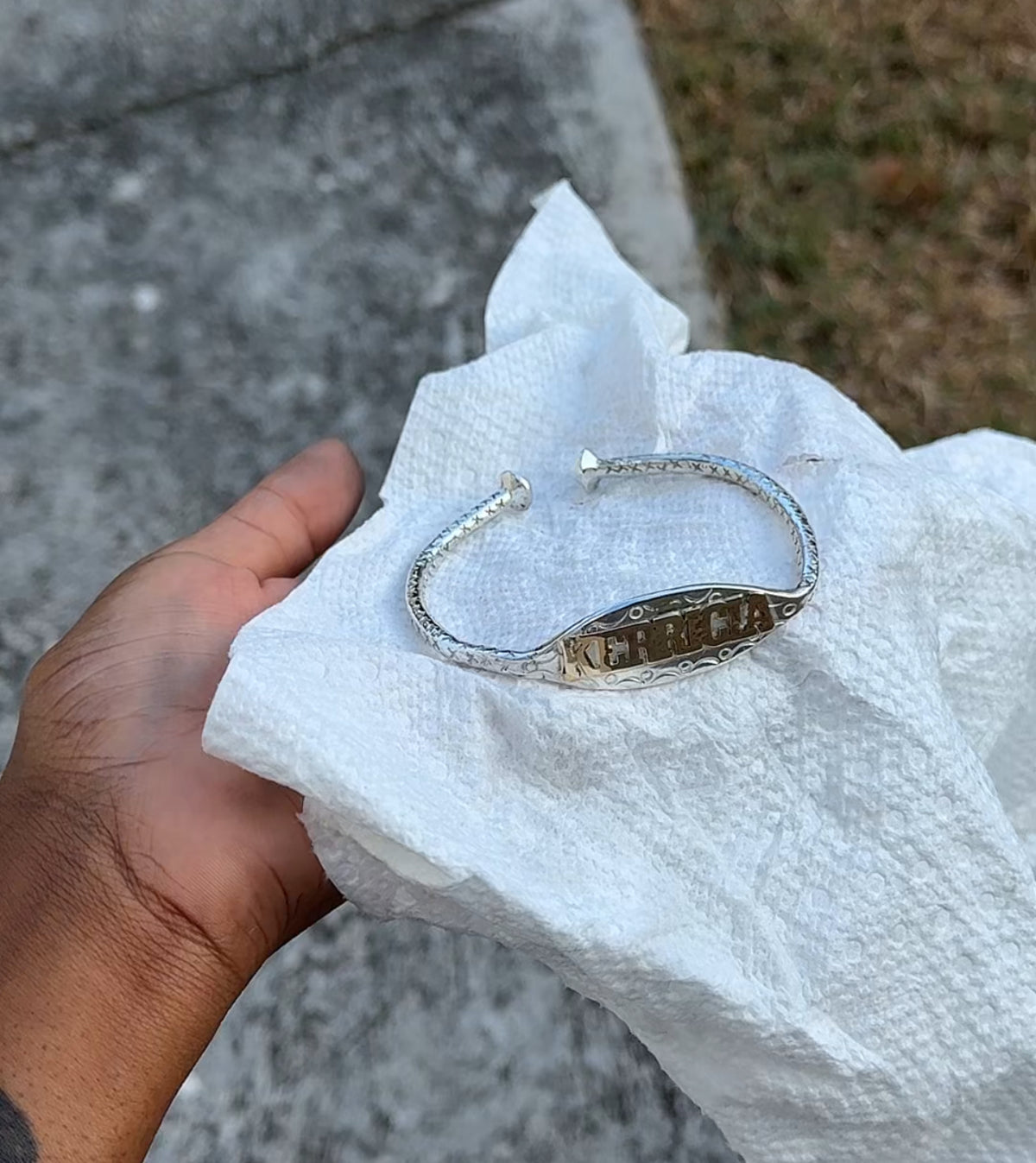 Oualie Silver Bracelet MTO