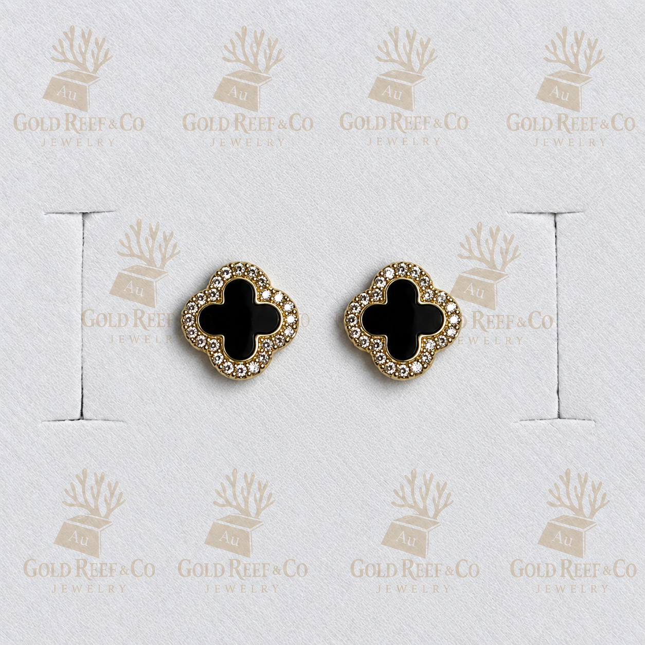 14k Small Clover Studs RPS