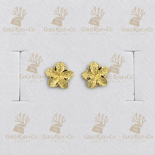 10k Gold Flower (s) Studs SPO
