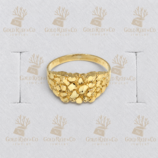 10k Gold Nugget Ring (M) RPS