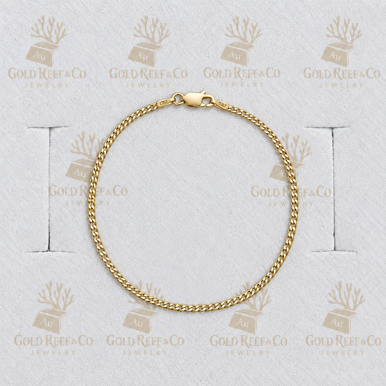 10k gold 2mm Anklet SPO