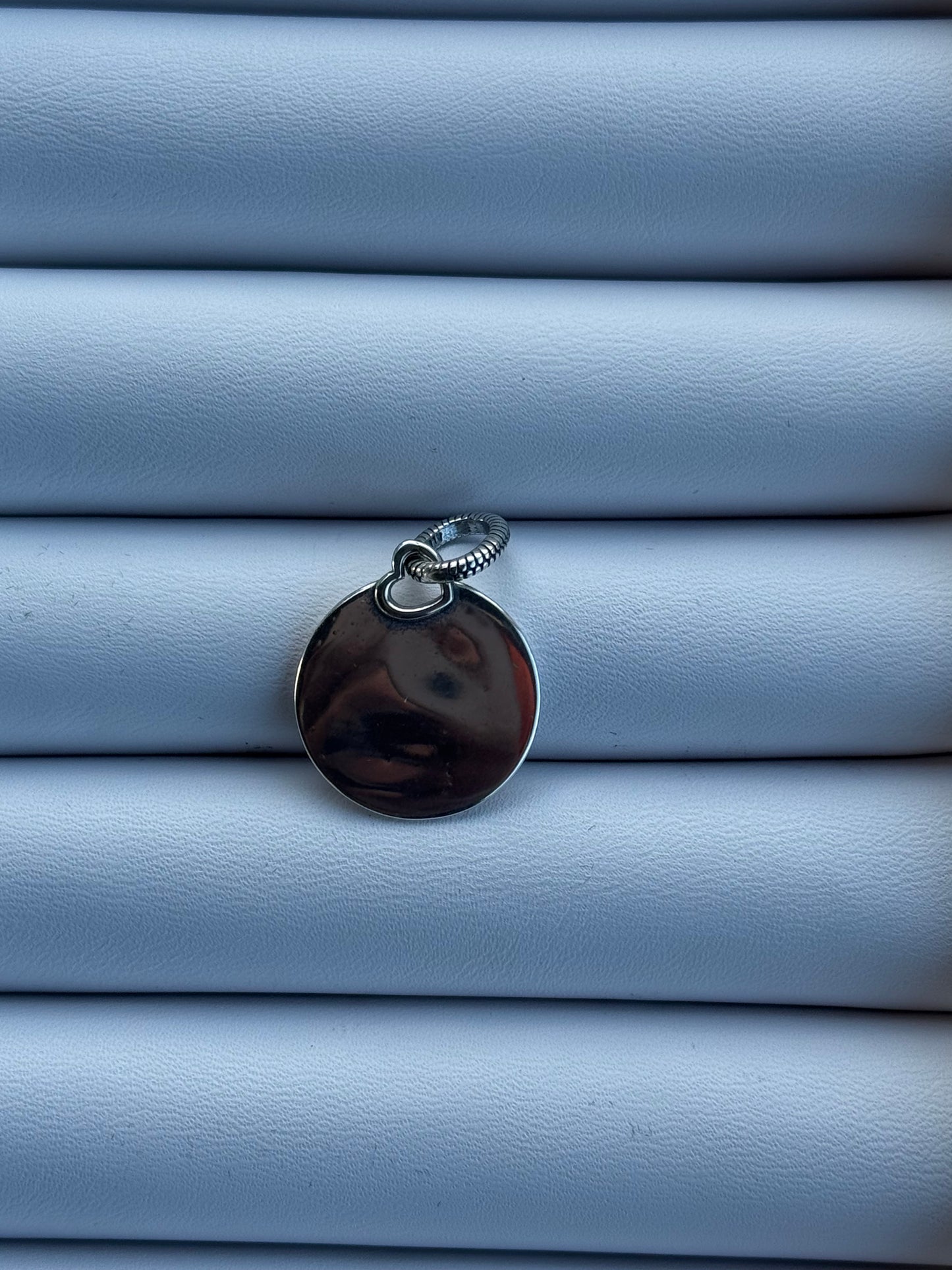 925 Round Dangle Charm