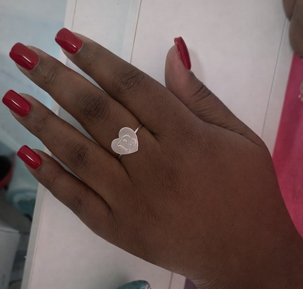 Initial Dainty 925 Silver Rings MTO