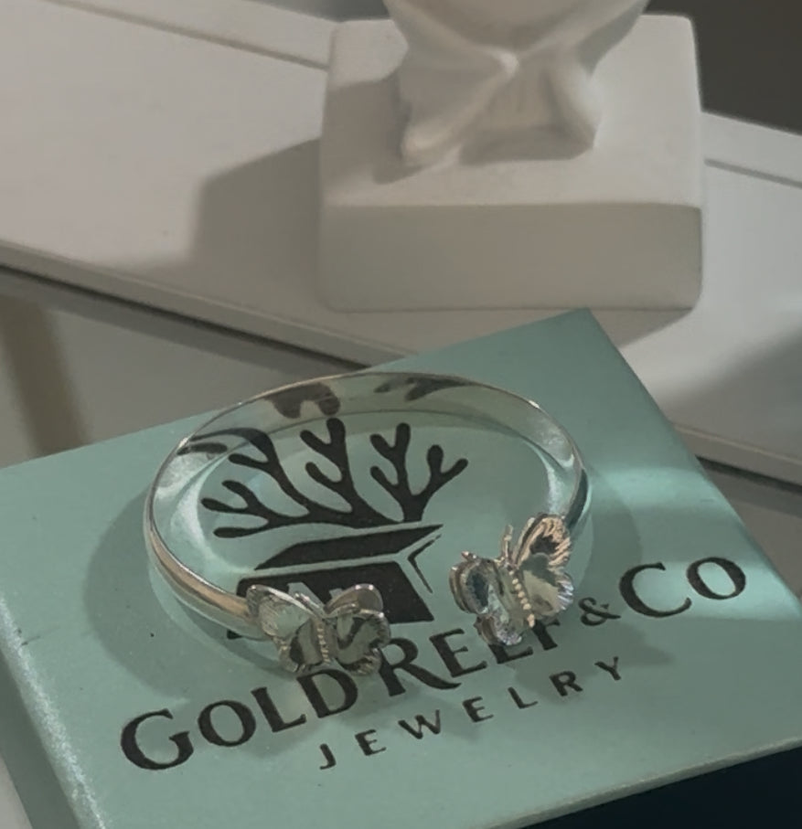 Silver Butterfly Bracelet