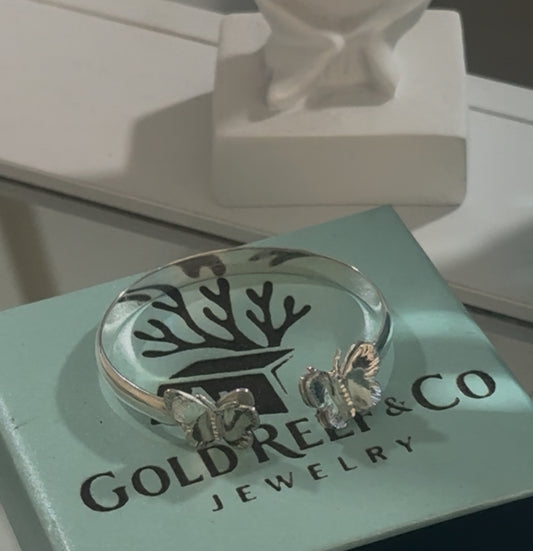 Silver Butterfly Bracelet