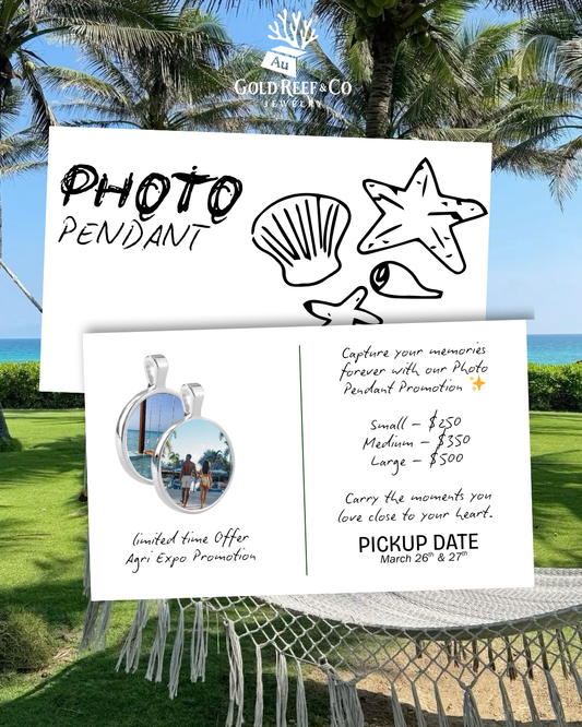 Silver Photo Pendant Custom